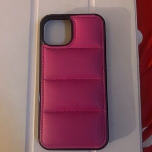 Pink Padded Phone Case